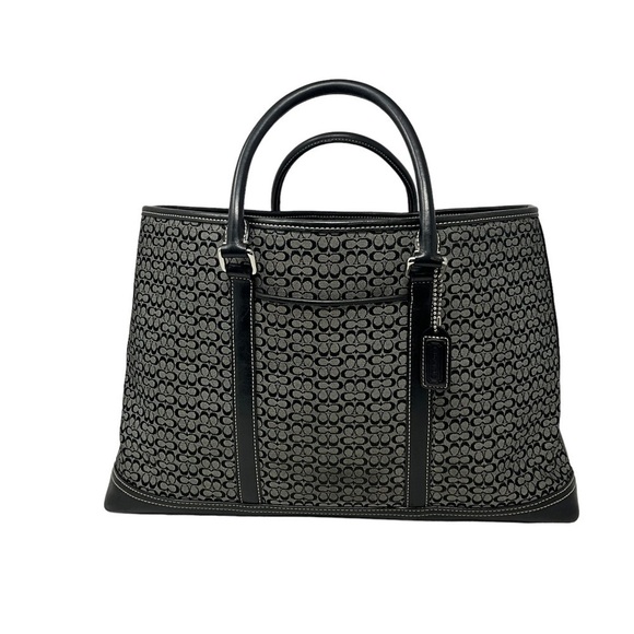 Coach Signature C Logo Business Satchel Tote Bag Mini C  Signature - Picture 9 of 16
